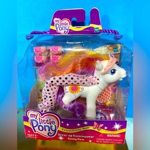 MY LITTLE PONY G3 NWT VTG 2003 FRIENDSHIP BALL DRESS-UP EVENINGWEAR SUNNY DAZE